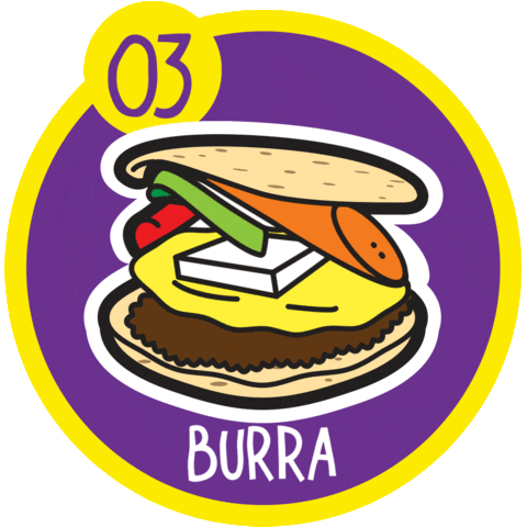 Tortilla Huevos Sticker by Loto Honduras