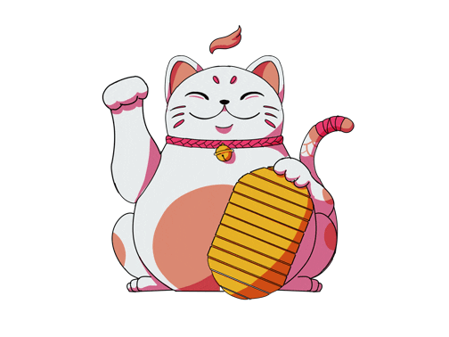 Chinese New Year Cat Sticker