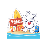 fcardioinfantil corazon mar vacaciones arena Sticker