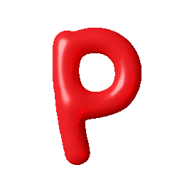 3D Typography Sticker