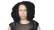 Shocked Black Woman Sticker by Holly Logan