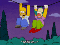 Scared Season 12 GIF by The Simpsons