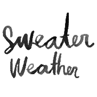 Sweater Weather Sticker