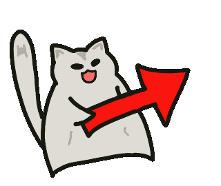 Sugar Glider 矢印 Sticker