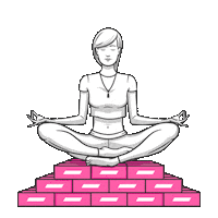 yogajunkies fitness team community yoga Sticker