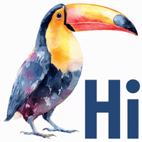 Bird Hello GIF