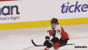 Excited Philadelphia Flyers GIF by NHL