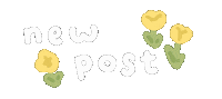 New Post Love Sticker