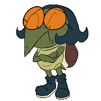 Angry Cartoon Sticker