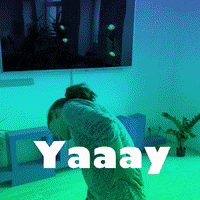 Happy Rainbow GIF by mediaMEMES