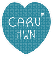 Darnau_bach love heart blue support Sticker