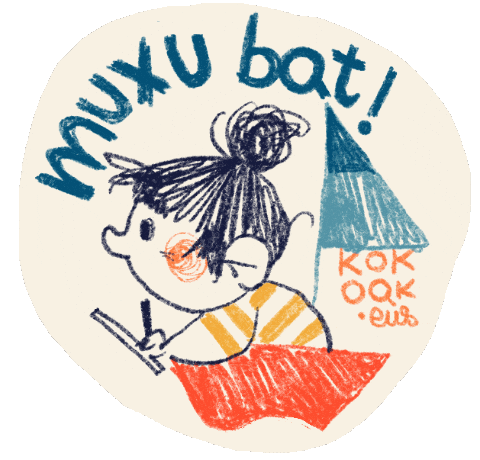 Swim Euskara Sticker by KOKOAK Eider Eibar