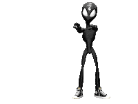 Milling Dancing Alien Sticker by AlienTools