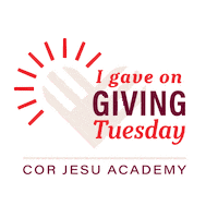 corjesuacademy giving tuesday cja cor jesu cor jesu academy Sticker