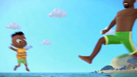 Beach Play GIF by Moonbug