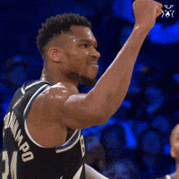 Greekfreak Celebrate GIF by Milwaukee Bucks
