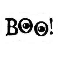 Halloween Boo Sticker by Ferguson