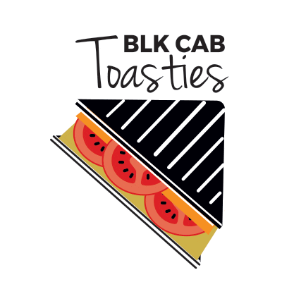 Blkcab Toasties Sticker by BLKCABCOFFEE