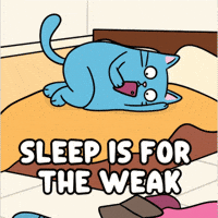 Scrolling Blue Cat GIF