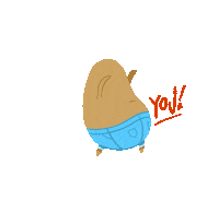 Game Thank You Sticker by Official Hot Potatoz