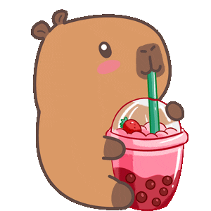 Happy Boba Tea Sticker