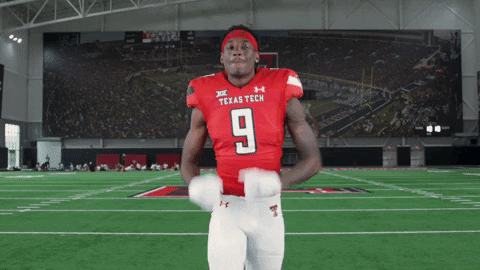 Tj Vasher GIF by Texas Tech Football