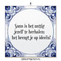Humor Focus Sticker by Tegelspreuken.nl