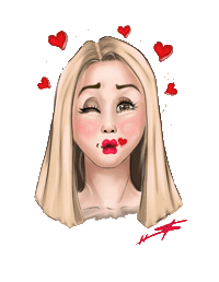 In Love Kiss Sticker