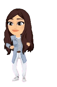 Girl Emoji Sticker by Ulya Kurbanova