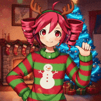 Kasane Teto Christmas GIF