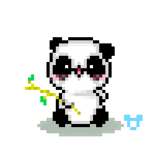 pixel art goodbye STICKER