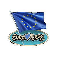 Flag Europe Sticker by il BORGO delle PERSE