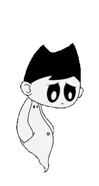 Ghost Kid Sticker