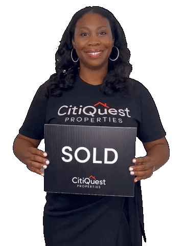 Happy Woman Sticker by CitiQuest Properties