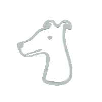 smileyhound dog hound best buddy my buddy Sticker
