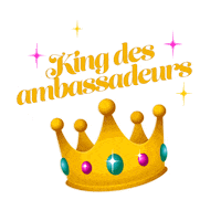 Sampleo crown king roi ambassadeur Sticker