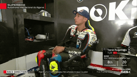 Racing Kiss GIF by WorldSBK