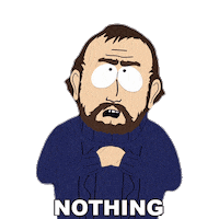 Nothing Sticker by South Park