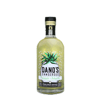 DanosTequila alcohol bottle tequila pineapple Sticker