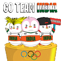 Olympic Games India Sticker by Pudgy Penguins