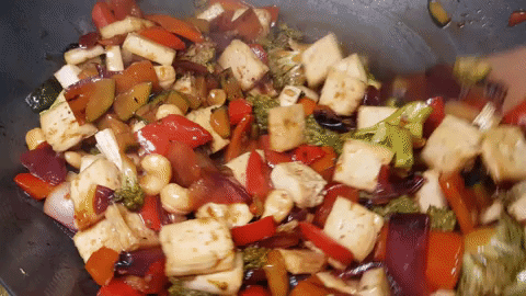 wok cooking GIF