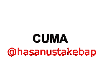 cuma Sticker by Hasanusta Kebap