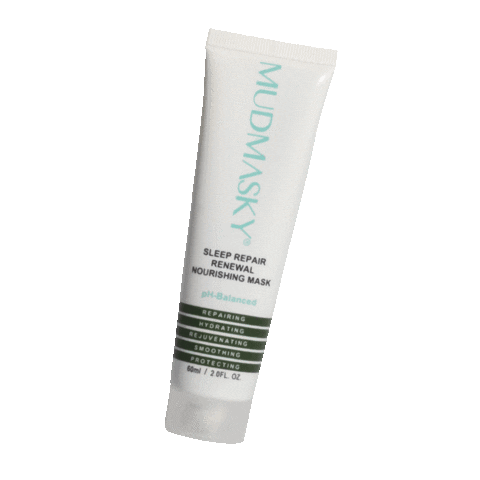 mudmasky giphyupload night sleep skincare Sticker