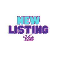 New Listing Sticker by Vista Real Estate