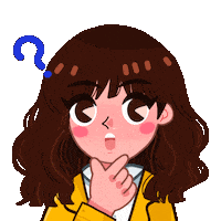 Confused Girl Sticker by Edcent id