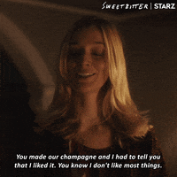 Sweetbitter_STARZ lol starz champagne simone GIF