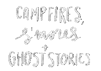 Camping Ghost Stories Sticker