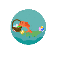 Happy Fish Sticker by LioxFoundation