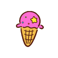 Ice Cream アイス Sticker