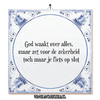 Vertrouwen Sticker by Tegelspreuken.nl